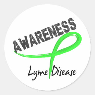 Lyme Disease Awareness 3 Classic Round Sticker