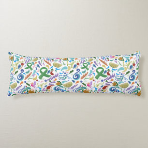 Lyme Disease Awareness Gifts Body Pillow
