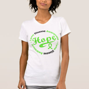 Lyme Disease Awareness Hope Circular v2 T-Shirt