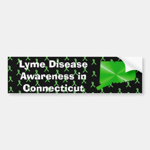Lyme Disease Awareness in Connecticut Bumper Sticker