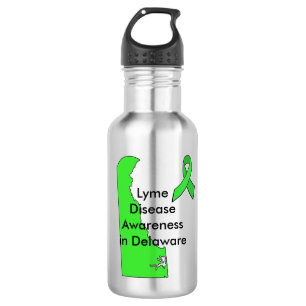 Lyme Disease Awareness in Delaware Water Bottle