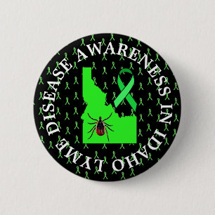 Lyme Disease Awareness in Idaho Button