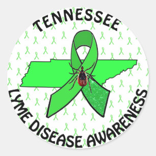 Lyme Disease Awareness IN Tennessee Sticker