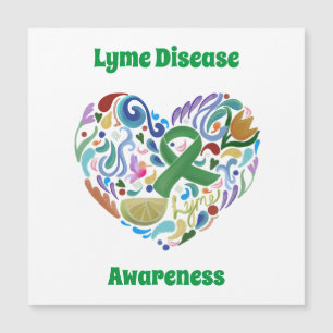Lyme Disease Awareness Magnetic Card 