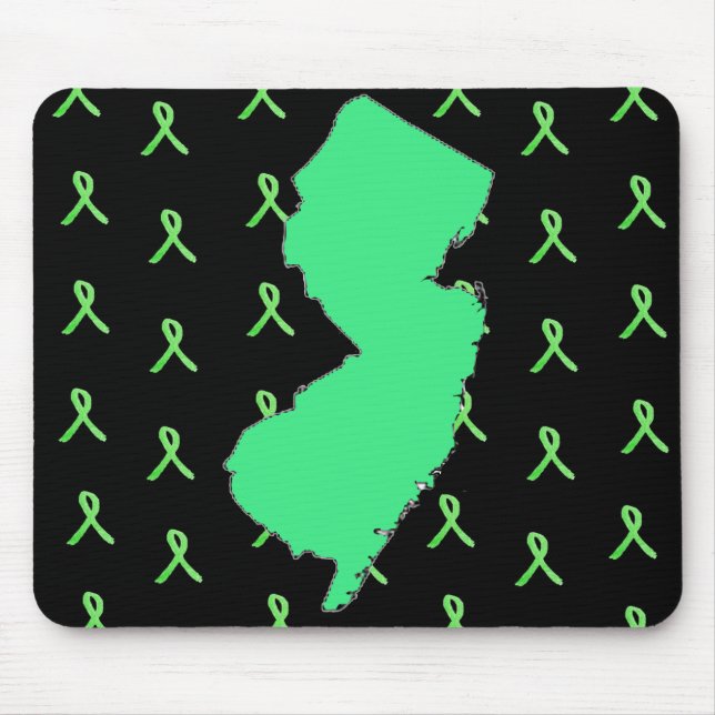 Lyme Disease Awareness Mouse Pad New Jersey Aware (Front)