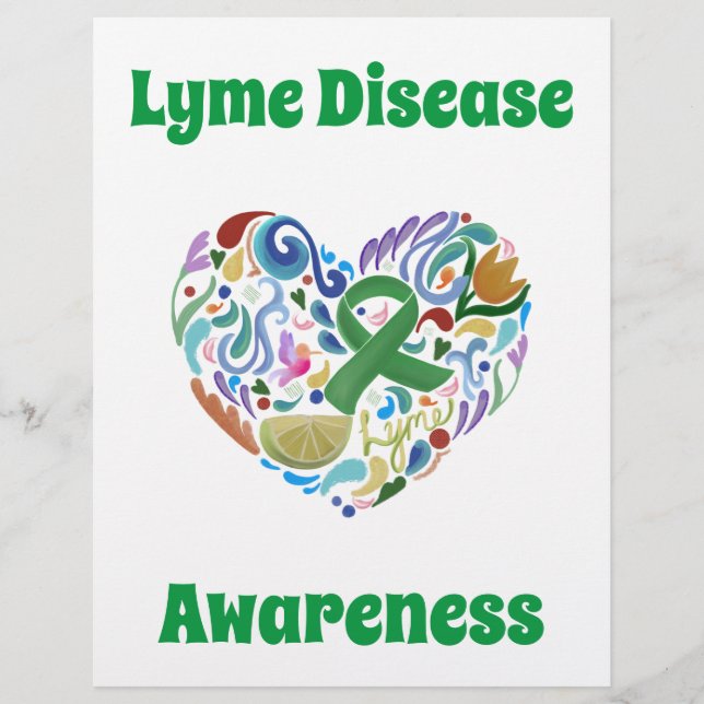 Lyme Disease Awareness Poster Flyer (Front)