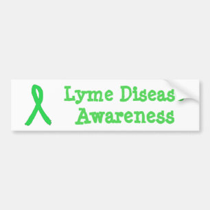 Lyme Disease Awareness Ribbon Bumper Sticker