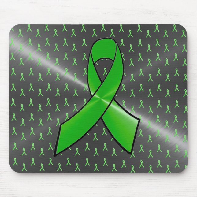 Lyme Disease Awareness Ribbon Mouse Pad (Front)