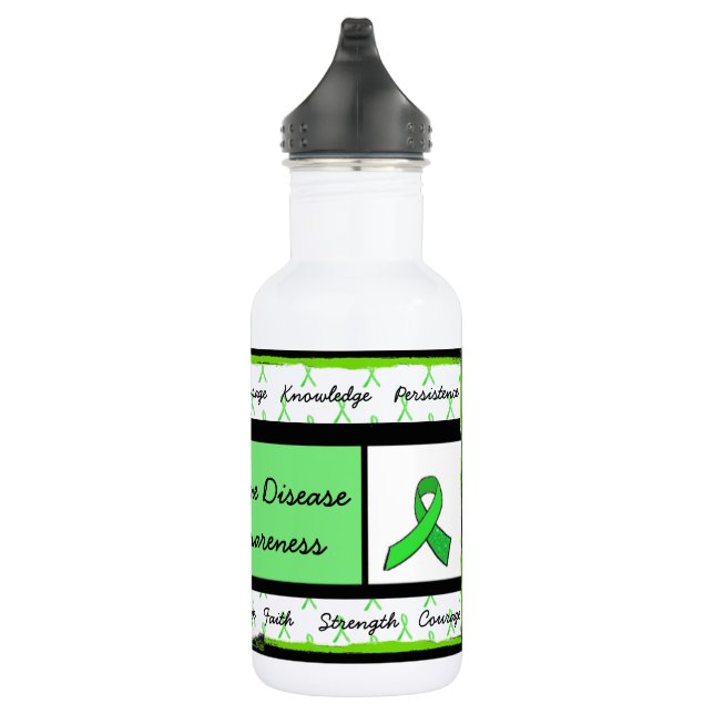 Lyme Disease Awareness Water Bottle (Right)