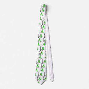 LYME DISEASE Flower Ribbon 3 Tie