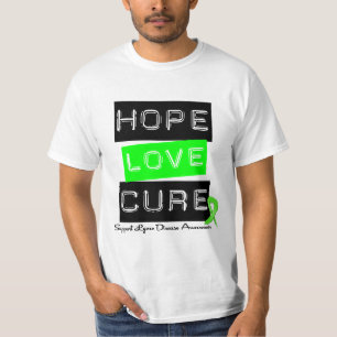 Lyme Disease Hope Love Cure T-Shirt