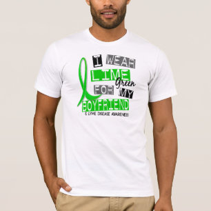 Lyme Disease I Wear Lime Green For My Boyfriend 37 T-Shirt