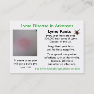 Lyme Disease in Arkansas Information Cards