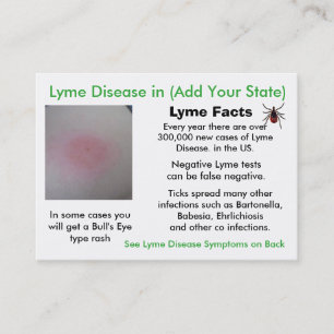 Lyme Disease in your State Information Cards
