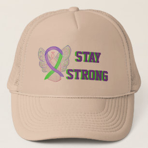 Lyme Disease, Pain, Lupus Awareness Ribbon Caps