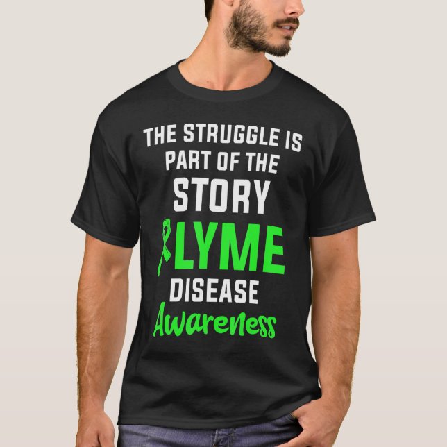 Lyme Disease Survivor Warrior Awareness 28 T-Shirt (Front)