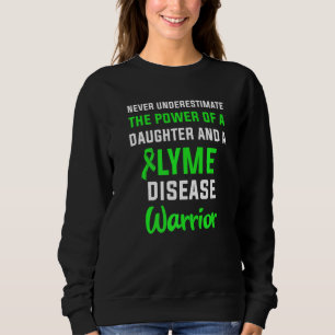 Lyme Disease Survivor Warrior Awareness  5 Sweatshirt