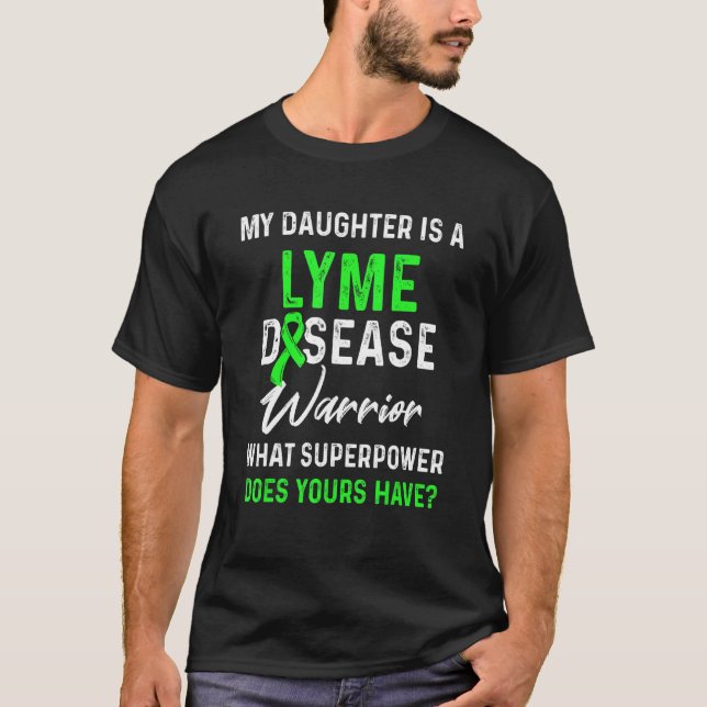 Lyme Disease Survivor Warrior Awareness 5 T-Shirt (Front)