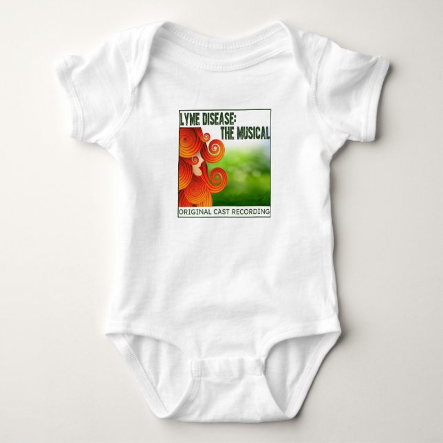 Lyme Disease: The Musical Album Baby Snapsuit Baby Bodysuit (Front)