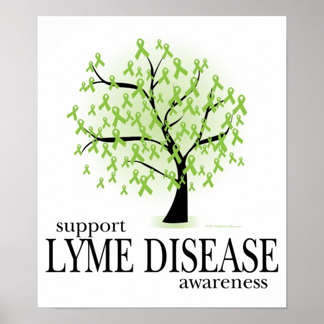 Lyme Disease Tree Poster (Front)
