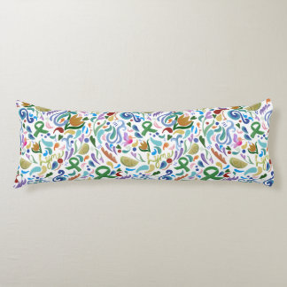 Lyme Lime Heart Body Pillow Awareness Green Ribbon