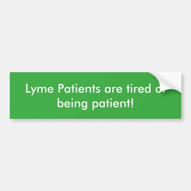 Lyme Patients sticker (Front)