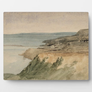 Lyme Regis, Dorset, c.1797 (w/c over pencil on tex Plaque