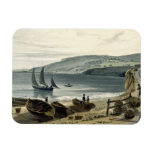Lyme Regis, from Charmouth, Dorset, from 'A Voyage Magnet