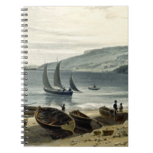 Lyme Regis, from Charmouth, Dorset, from 'A Voyage Notebook