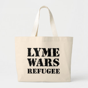 Lyme Wars Refugee Large Tote Bag