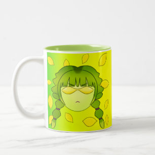 Lymoona's green Two-Tone coffee mug