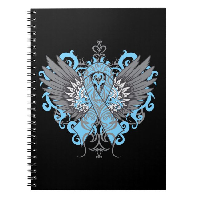 Lymphedema Awareness Cool Wings Notebook (Front)