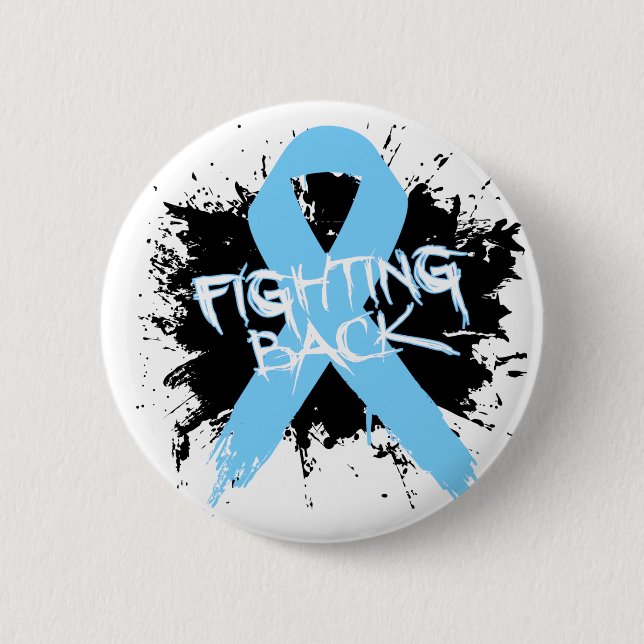 Lymphedema - Fighting Back 6 Cm Round Badge (Front)