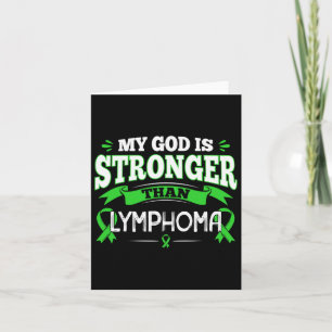 Lymphoma Awareness Gift For Blood Cancer Patients  Card