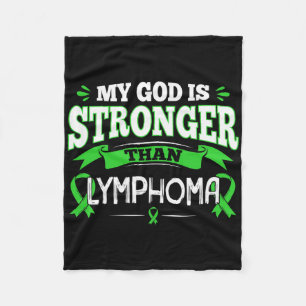 Lymphoma Awareness Gift For Blood Cancer Patients  Fleece Blanket