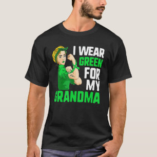Lymphoma Awareness Rosie  I Wear Green For My Gran T-Shirt