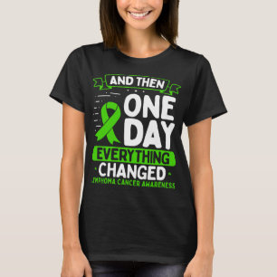 Lymphoma Cancer Awareness  Warrior Survivor Ribbon T-Shirt
