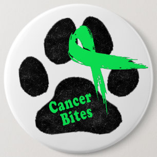 Lymphoma Cancer in Dogs Awareness  Button