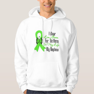 Lymphoma Cancer Ribbon My Hero My Nephew Hoodie