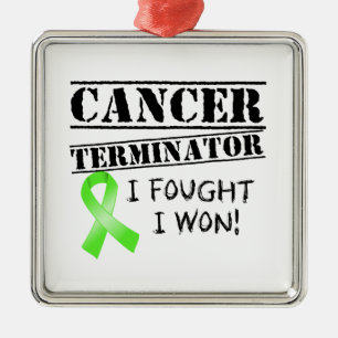 Lymphoma Cancer Terminator Metal Tree Decoration