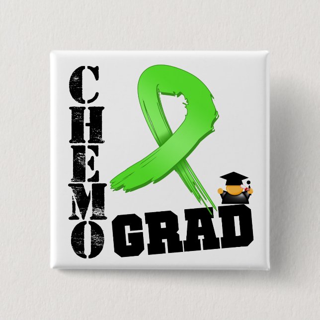 Lymphoma Chemo Grad 15 Cm Square Badge (Front)