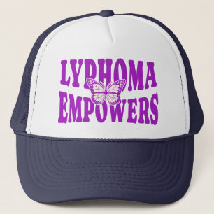 Lymphoma Empowers Baseball Cap Purple Ribbon