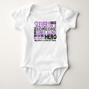 Lymphoma Hodgkin’s HERO COMES ALONG 1 Uncle Baby Bodysuit