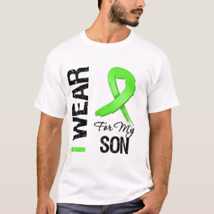 Lymphoma I Wear Lime Green Ribbon For My Son T-Shirt