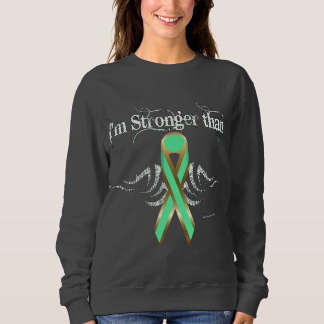 Lymphoma Ladies Sweatshirt (Front)