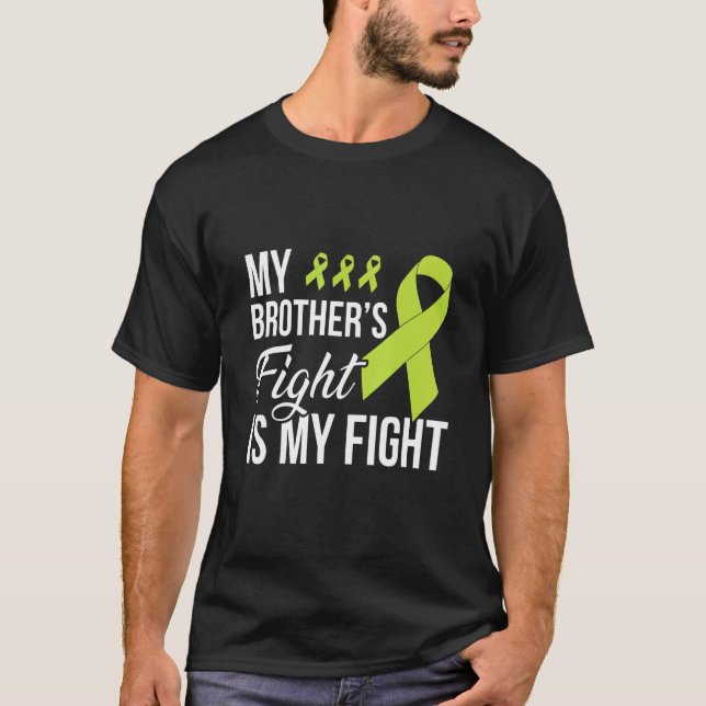 Lymphoma  My Brother's Fight T-Shirt (Front)