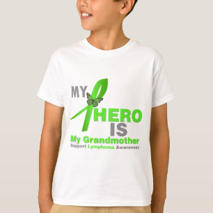 Lymphoma My Hero is My Grandmother T-Shirt