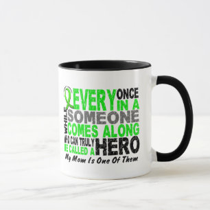 Lymphoma Non-Hodgkins HERO COMES ALONG 1 Mum Mug