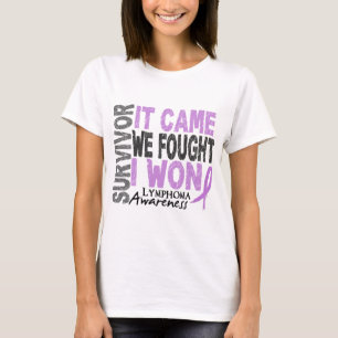 Lymphoma Survivor It Came We Fought I Won T-Shirt