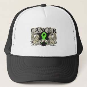 Lymphoma Survivor Mens Heraldry Trucker Hat